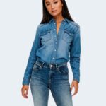 Camicia manica lunga Only ONLROCK IT LIFE DNM LS SHIRT NOOS Denim - Foto 1