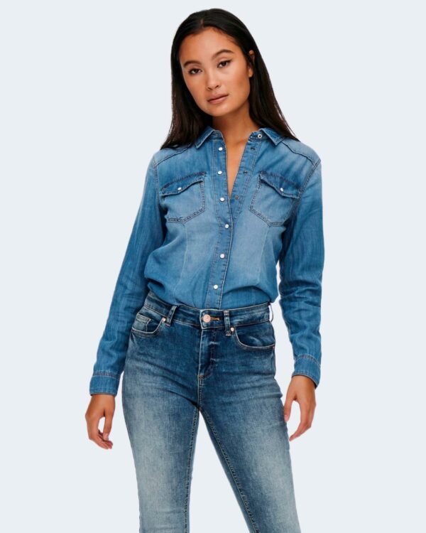 Camicia manica lunga Only ONLROCK IT LIFE DNM LS SHIRT NOOS Denim - Foto 1