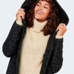 Cappotto Only SEDONA BOUCLE WOOL NOOS Nero - Foto 4