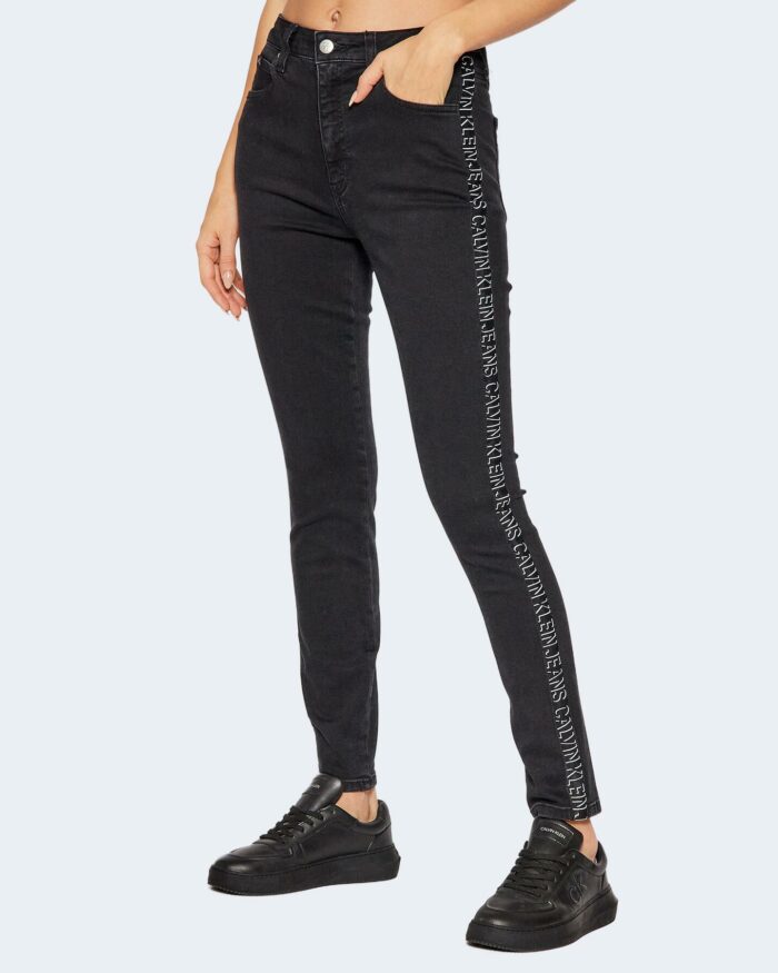 Jeans skinny Calvin Klein HIGH RISE SKINNY Nero – 71950