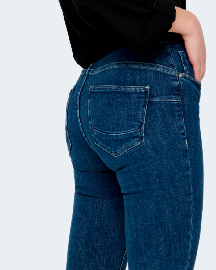 Jeans skinny Only NOOS – ONLPOWER MID PUSHUP SK REA3223 NOOS Blue Denim Scuro – 36709