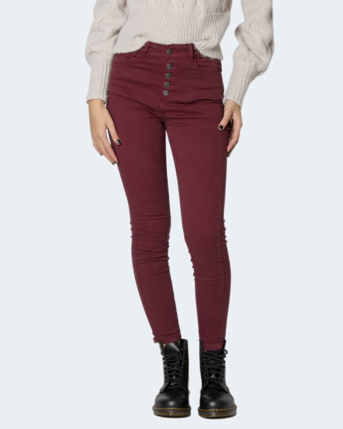 Jeans skinny Jacqueline De Yong JDYLEON LIFE Bordeaux – 71917