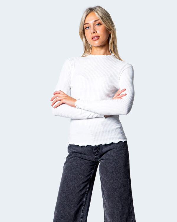 Maglione Only Emma High Neck Top Noos Bianco - Foto 1