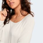 Maglione Only Mila Lacy Panna - Foto 2