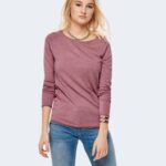 Maglia Only MILA LACY L/S LONG PULLOVER KNT NOOS Rosa - Foto 1