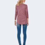 Maglia Only MILA LACY L/S LONG PULLOVER KNT NOOS Rosa - Foto 4