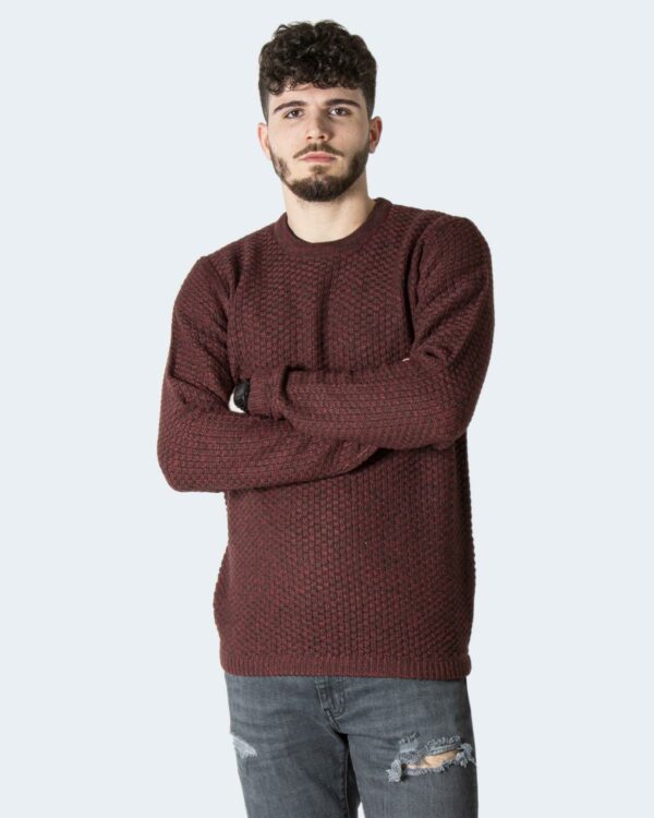 Maglione Only & Sons ONSLOCCER Bordeaux - Foto 1