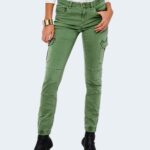 Pantaloni skinny Only MISSOURI REG ANK LIFE CARGO PNT Verde Oliva - Foto 1