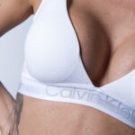 Reggiseno Calvin Klein Underwear LGHT LINED TRIANGLE Bianco - Foto 3