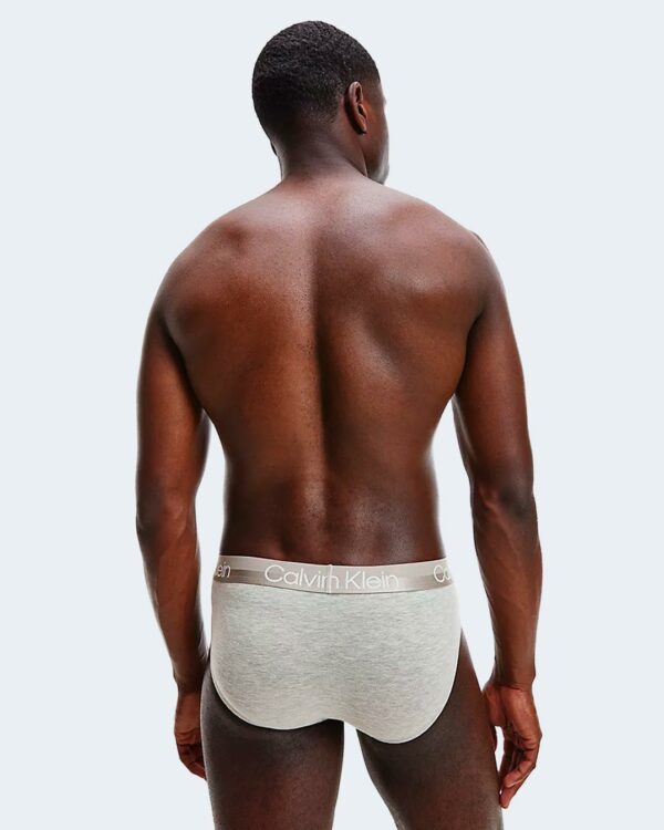 Slip Calvin Klein Underwear HIP BRIEF 3PK Grigio - Foto 4