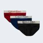 Slip Calvin Klein Underwear HIP BRIEF 3PK RUSTIC Nero - Foto 3