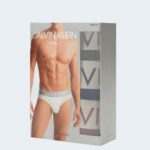 Slip Calvin Klein Underwear HIP BRIEF 3PK RUSTIC Nero - Foto 5