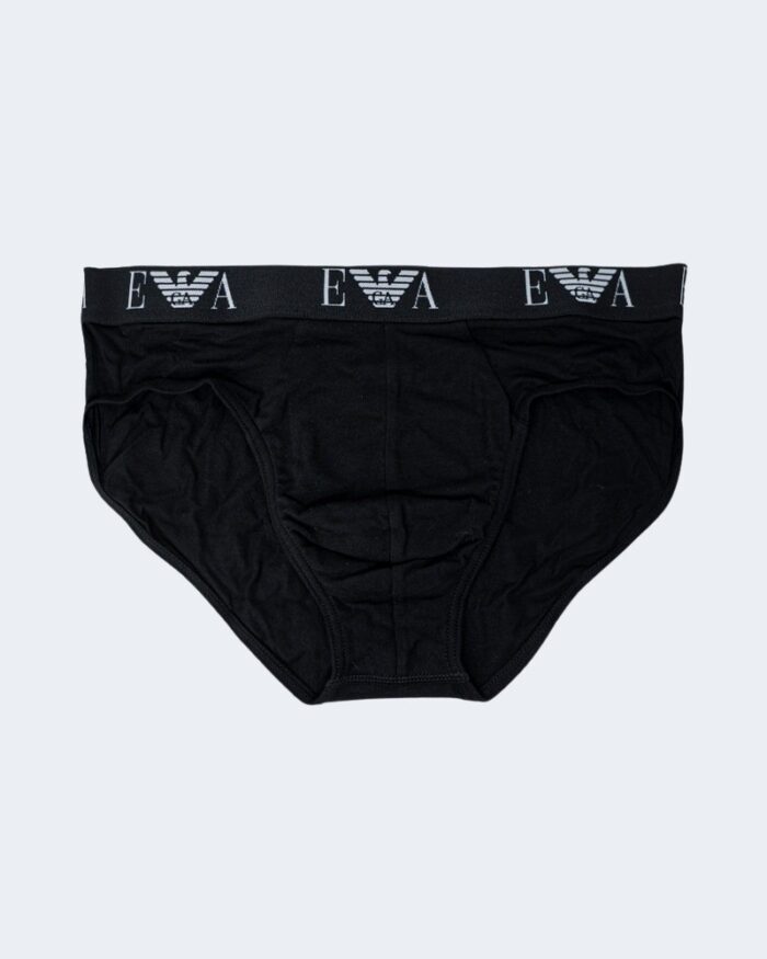 Slip Emporio Armani Underwear 3-Pack Brief Nero – 66358