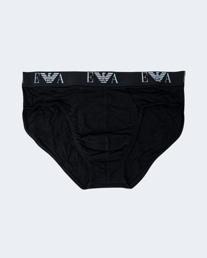 Slip Emporio Armani Underwear 3-Pack Brief Nero - Foto 2