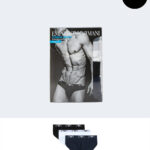 Slip Emporio Armani Underwear 3-PACK BRIEF Nero - Foto 1