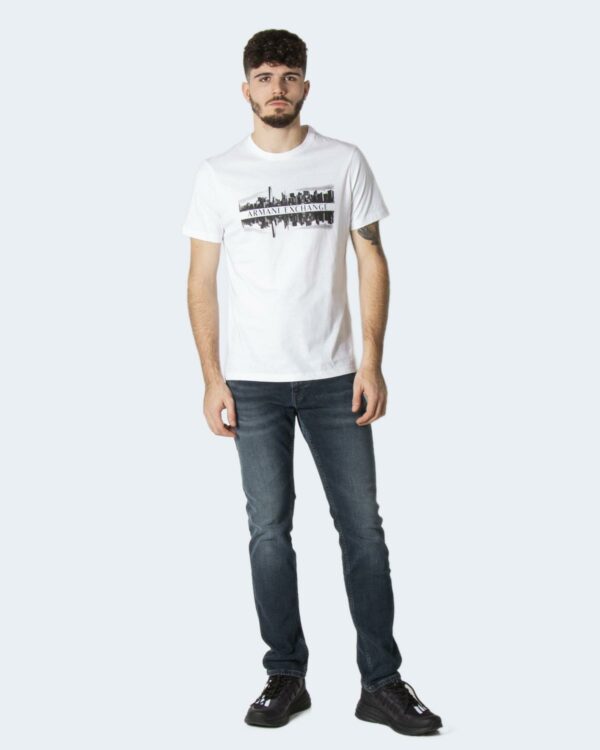 T-shirt Armani Exchange JERSEY T-SHIRT Bianco - Foto 3