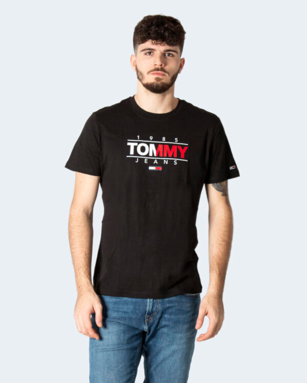 T-shirt Tommy Hilfiger Jeans ESSENTIAL Nero - Foto 2
