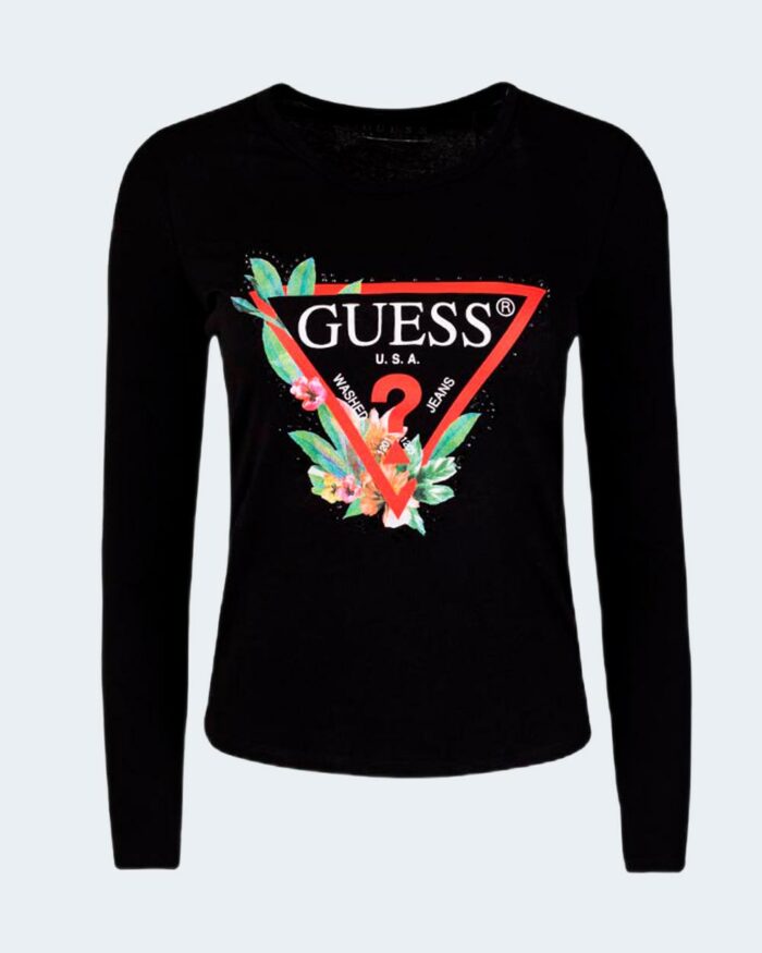 T-shirt manica lunga Guess NELLI Nero – 74140