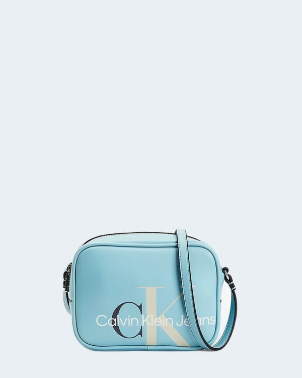 Borsa Calvin Klein SCULPTED MONO CAMERA BAG Celeste - Foto 1