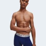 Boxer Calvin Klein Underwear TRUNK 3PK Nero - Foto 4