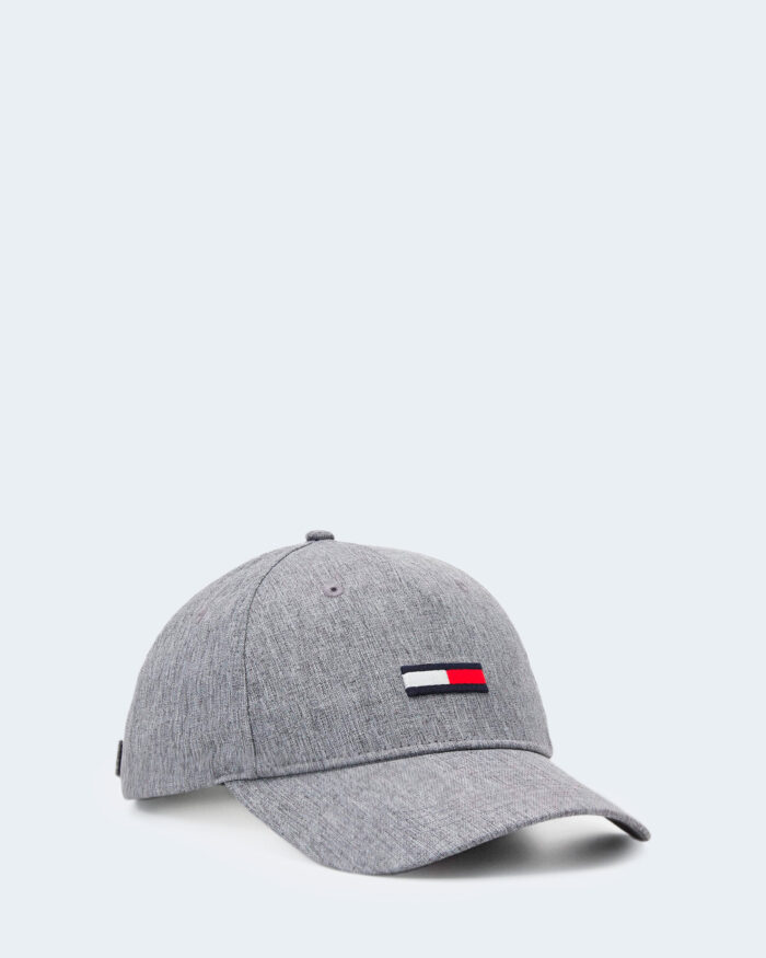 Cappello con visiera Tommy Hilfiger FLAG CAP MELANGE Grigio – 82852