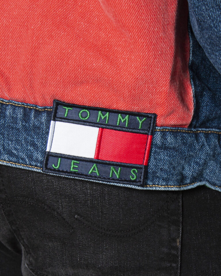 Giacchetto Tommy Hilfiger Jeans OVRSZ SHRP TRK JCKT DM0DM11572 Denim scuro - Foto 5