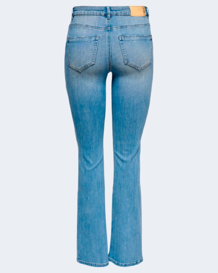 Jeans bootcut Only ONLWAUW LIFE HW SK FLARE  BJ759 NOOS – 15228781 Blue Denim Chiaro – 80711