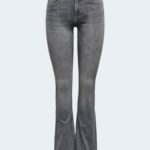 Jeans slim Only ONLBLUSH LIFE MID FLARED TAI0918 Grigio - Foto 5