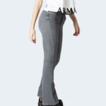 Jeans slim Only ONLBLUSH LIFE MID FLARED TAI0918 Grigio - Foto 3