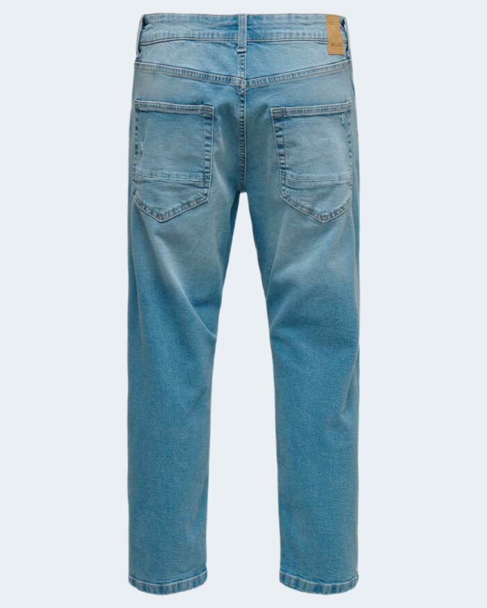 Jeans slim Only & Sons ONSAVI BEAM CROP L BLUE DAM PK 0773 – 22020773 Blue Denim – 80778