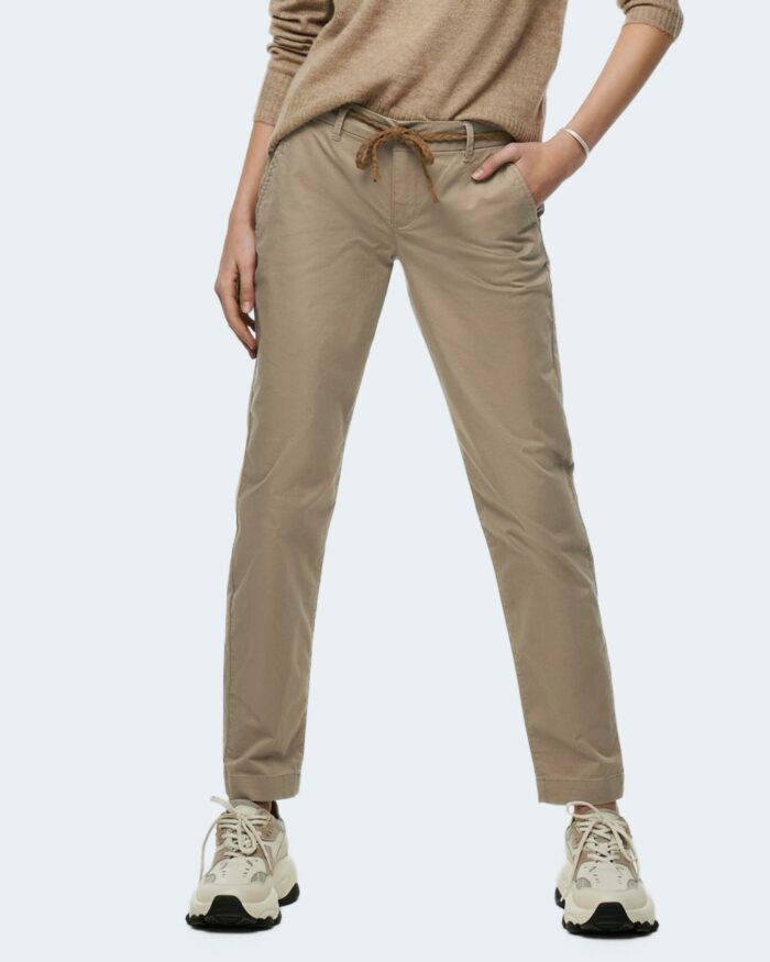 Pantaloni a sigaretta Only ONLEVELYN REG ANKLE CHINO PANT PNT RP1 Beige – 80401