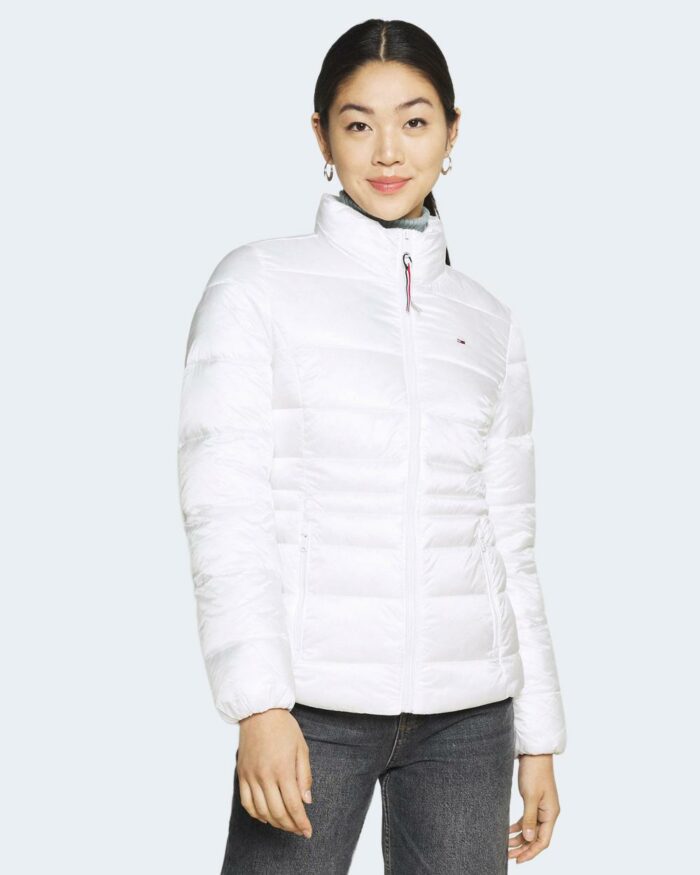 Piumino Tommy Hilfiger TJW QUILTED TAPE DETAIL JACKET Bianco – 81822