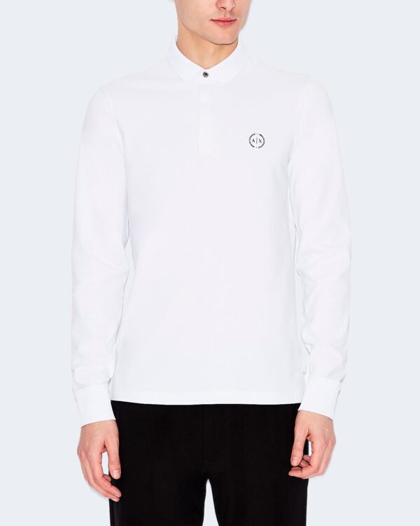 Polo manica lunga Armani Exchange  Bianco - Foto 1
