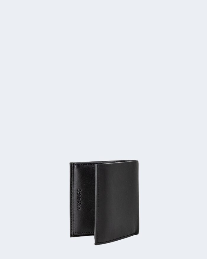 Portafoglio con portamonete Calvin Klein GRAPHIC CK TRIFOLD 6CC W/COIN Nero – 82569
