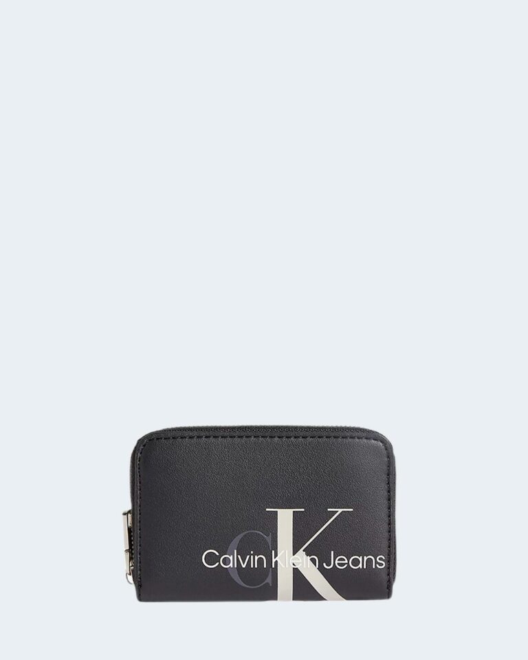 Portafoglio piccolo Calvin Klein SCULPTED MONO MED ZIP Nero - Foto 1