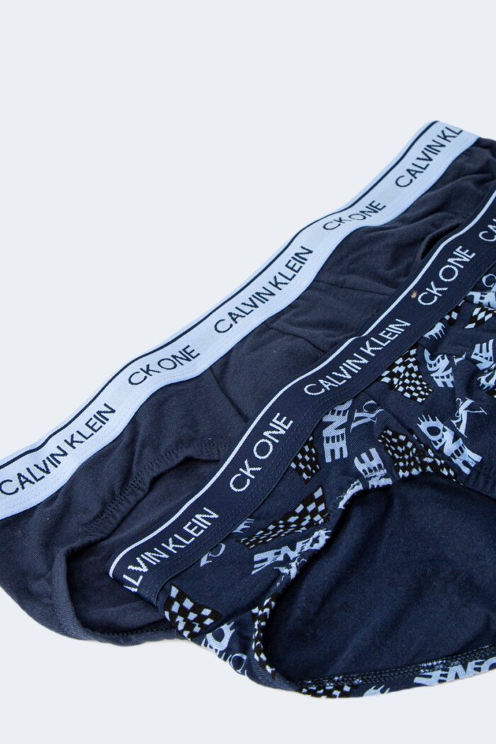 Slip Calvin Klein Underwear HIP BRIEF 2PK Blu Chiaro – 81799