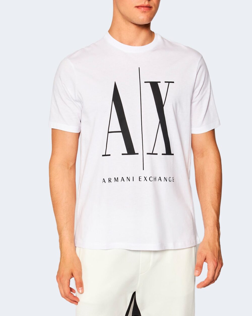 T-shirt Armani Exchange LOGO AX Bianco - Foto 1