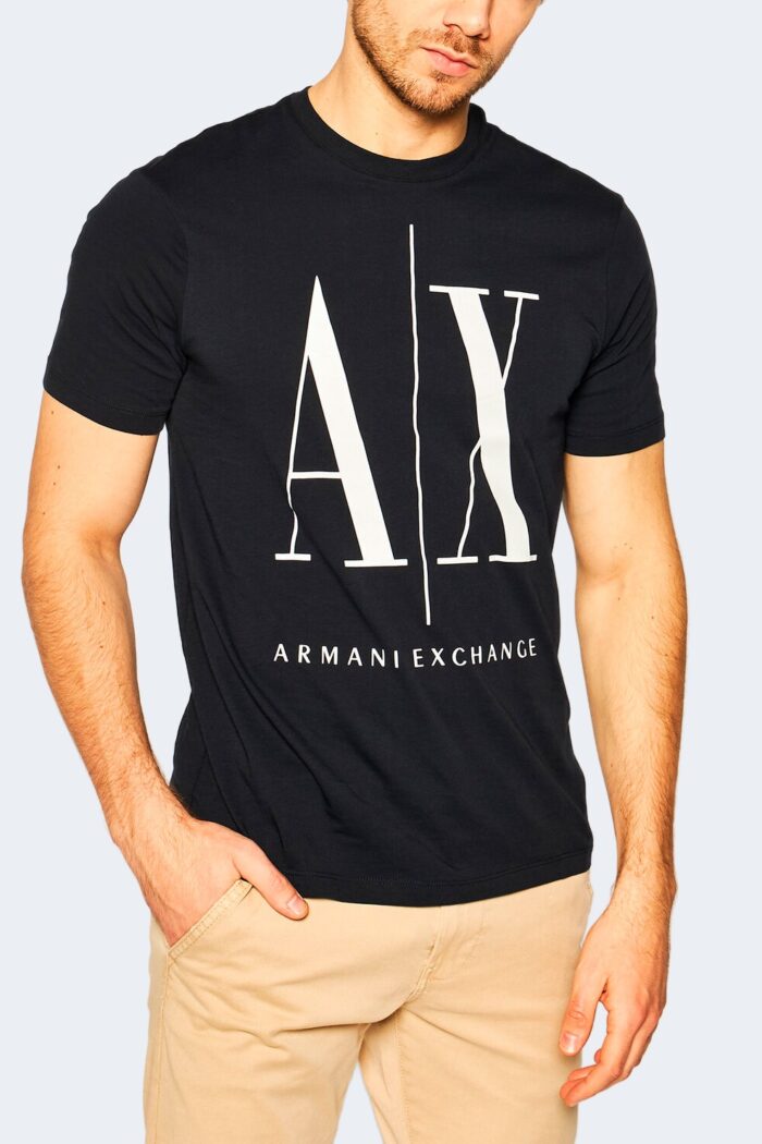 T-shirt Armani Exchange LOGO AX Nero
