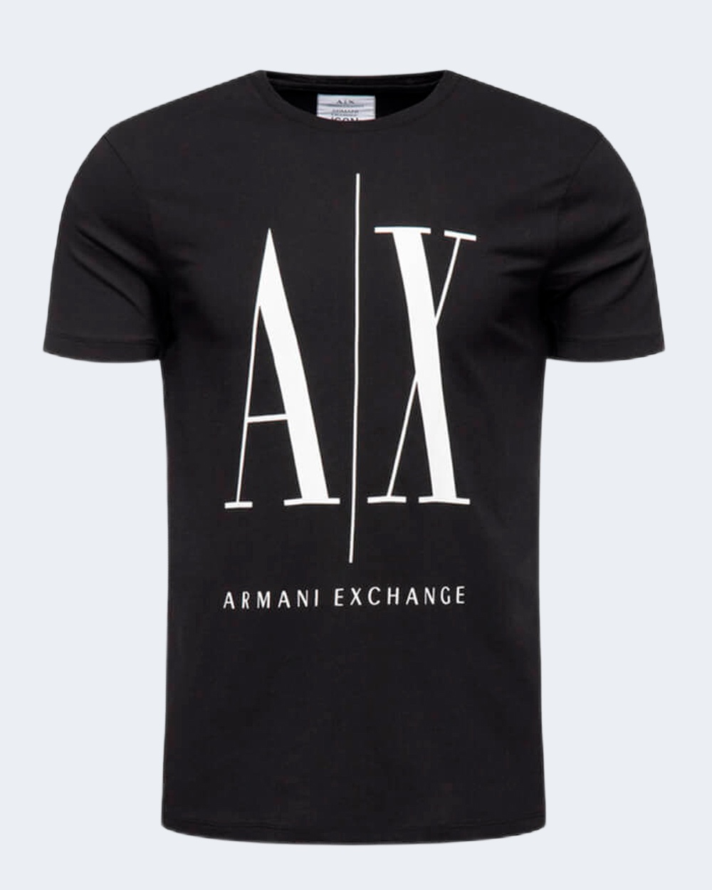 T-shirt Armani Exchange LOGO AX Nero - Foto 4