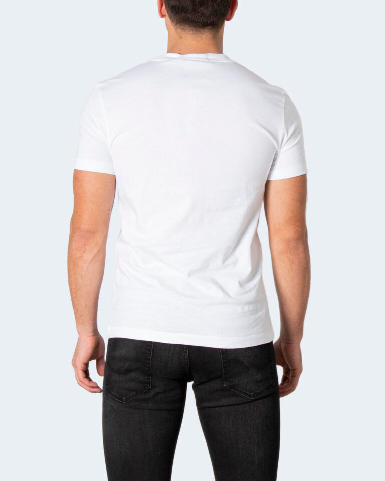 T-shirt Calvin Klein Jeans MONOCHROME INSTITUTI J30J319714 Bianco - Foto 3