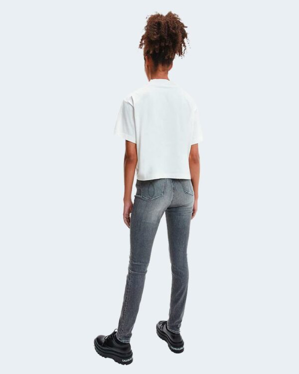 T-shirt Calvin Klein Jeans REPEAT LOGO TEE J20J217709 Panna - Foto 2