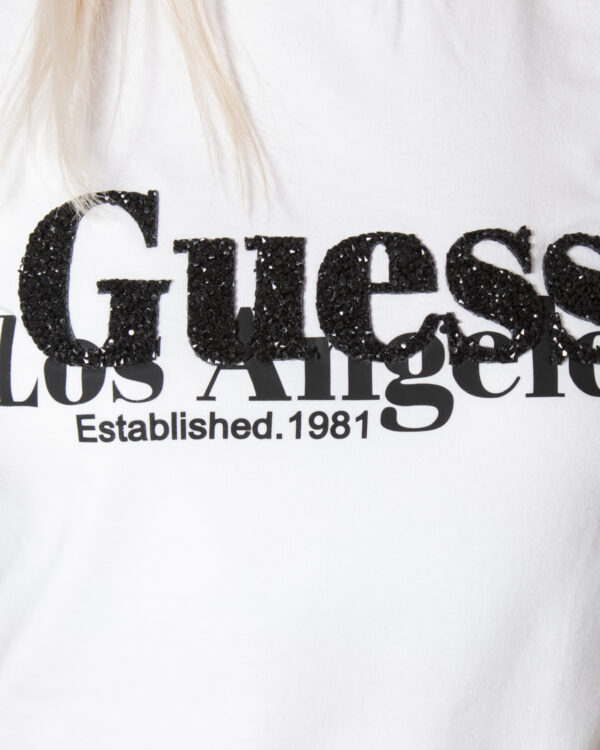 T-shirt Guess SS CN ASTRELLE TEE Bianco - Foto 2