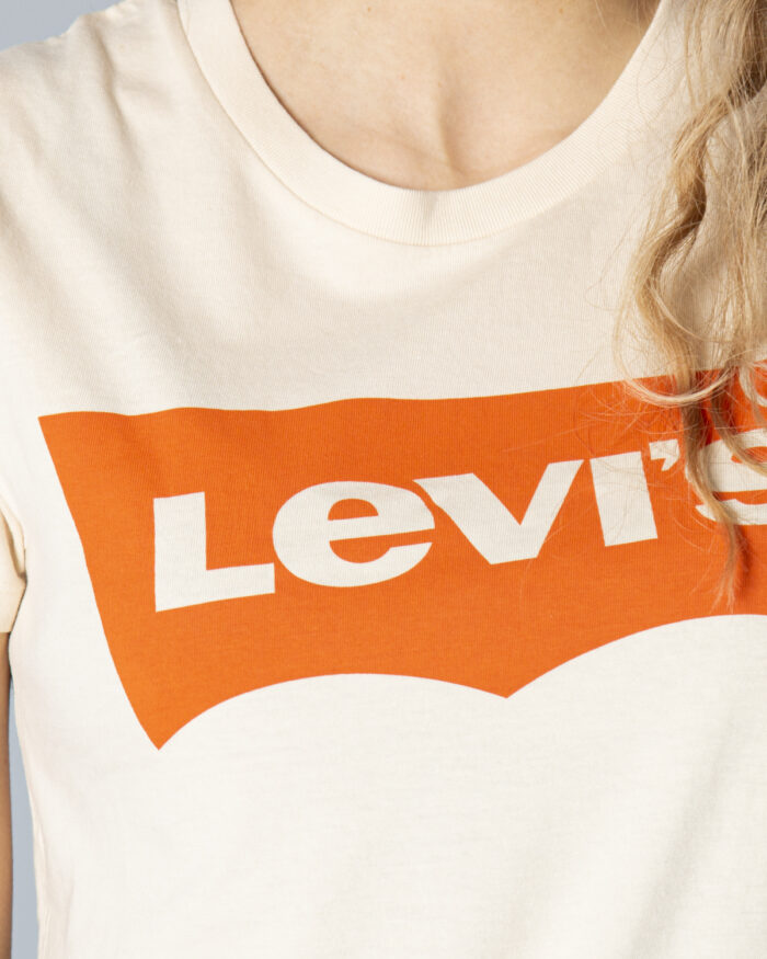 T-shirt Levi’s® THE PERFECT TEE SEASONAL BW ANGORA GRAPH 17369-1745 Beige – 80548