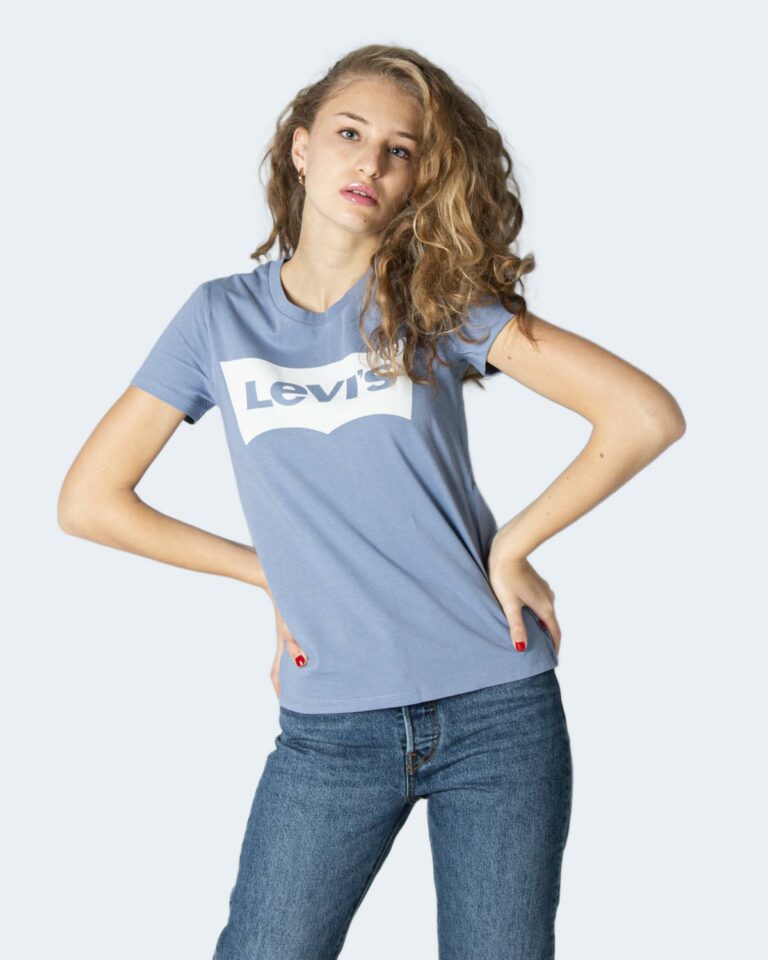 T-shirt Levi's® THE PERFECT TEE SEASONAL BW COUNTRY BLUE 17369-1746 Celeste - Foto 1