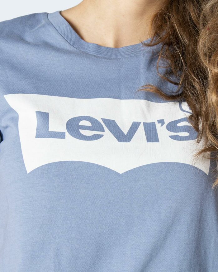 T-shirt Levi’s® THE PERFECT TEE SEASONAL BW COUNTRY BLUE 17369-1746 Celeste – 80549