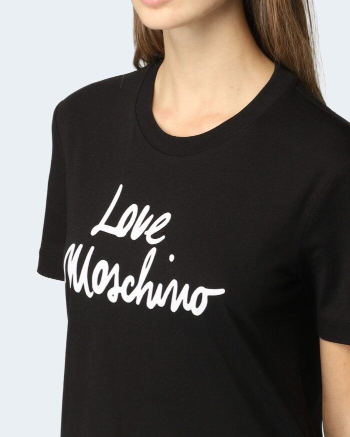 T-shirt Love Moschino LOGO CORSIVO Nero – 82644