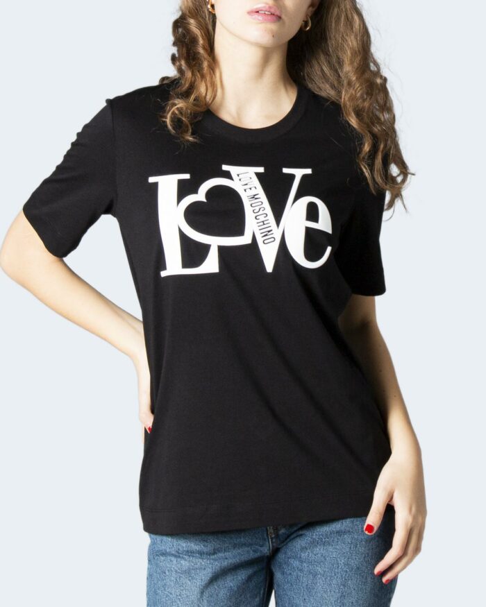 T-shirt Love Moschino Maglietta W4F153MM3876 Nero – 82490