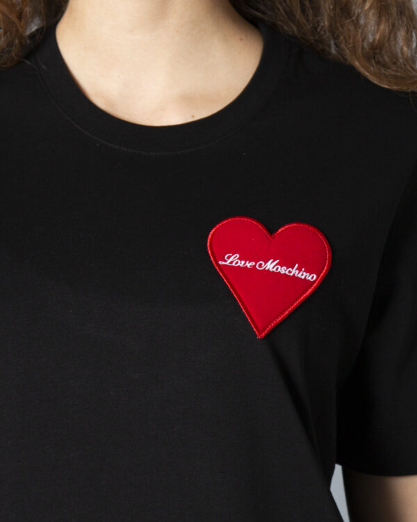 T-shirt Love Moschino Maglietta W4F1583M3876 Nero - Foto 2