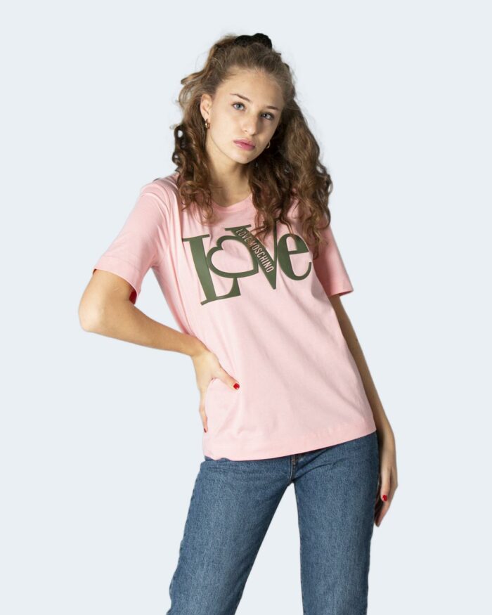 T-shirt Love Moschino Maglietta W4F153MM3876 Rosa – 82490