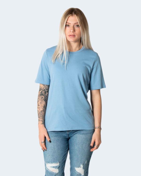 T-shirt Only ONLY LIFE S/S TOP JRS NOOS Celeste - Foto 2